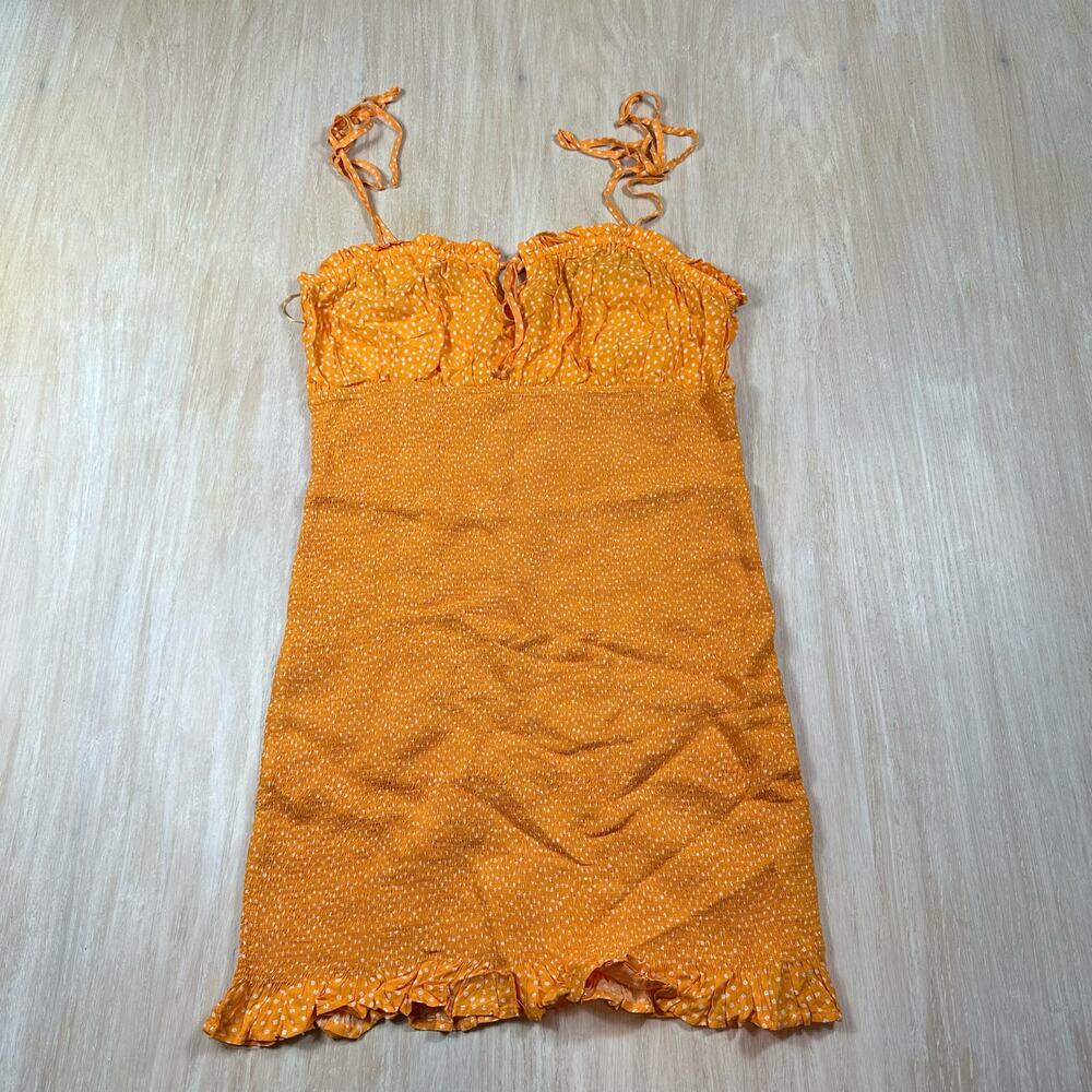 NWT Fashion Nova Yellow Always Cute Smocked Flattering Summer Mini Dress XL
